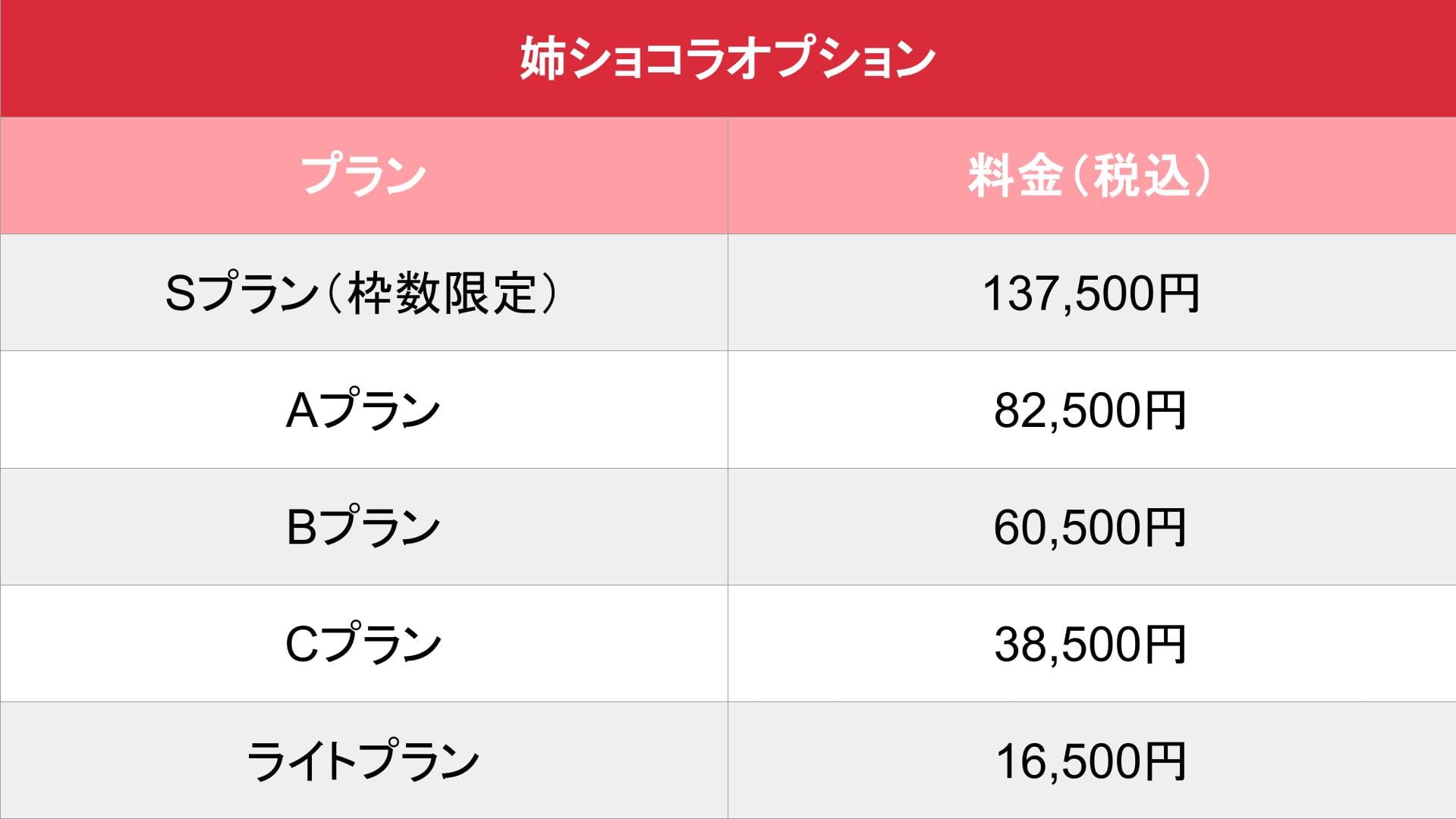 体入ショコラ_オプション_姉ショコラ
